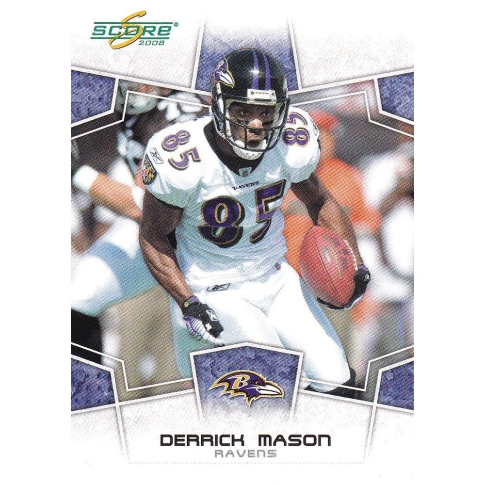 2008 Score Football Card #22 Derrick Mason